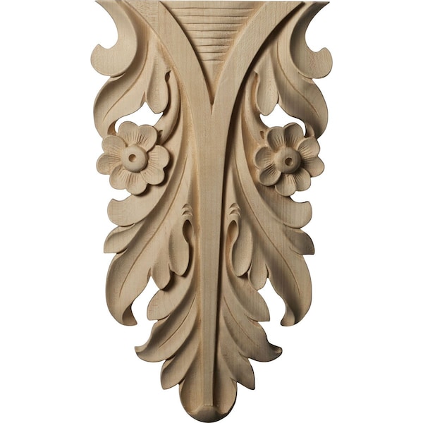 Ekena Millwork 6 5/8"W x 1 5/8"D x 11 5/8"H Large Dover Drop, Maple ONL11X06X01DRMA - main